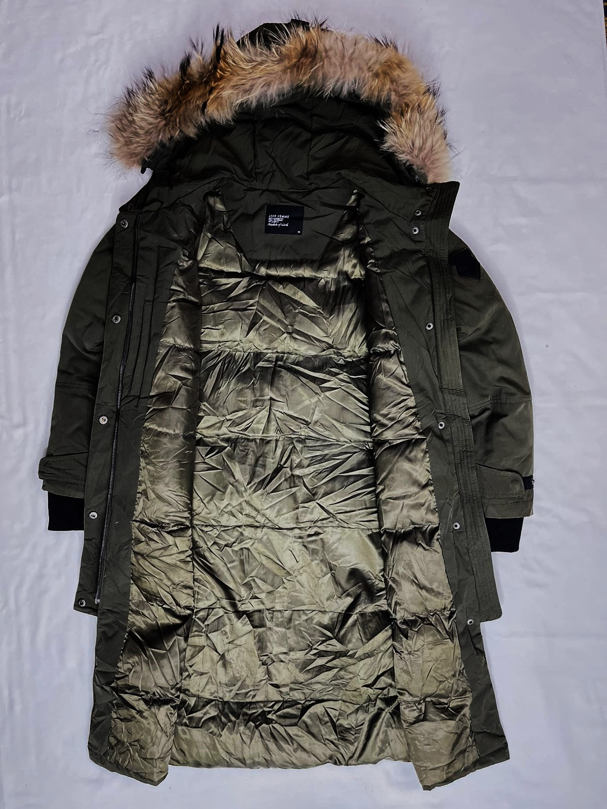 Seoul Puffer Jacket — Olive Green (Unisex)