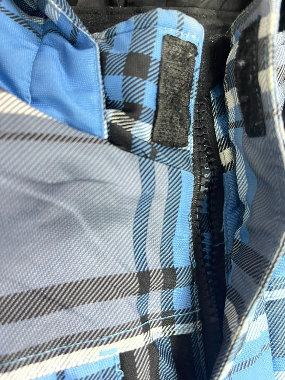 ICESAND Checked Hooded Jacket – Blue/Black/White – Men’s L