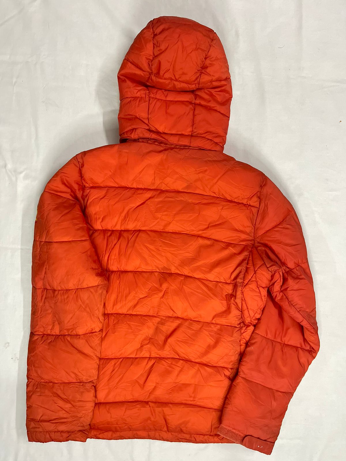 BALENKEY Hooded Puffer Jacket – Orange – Kids M (Unisex)