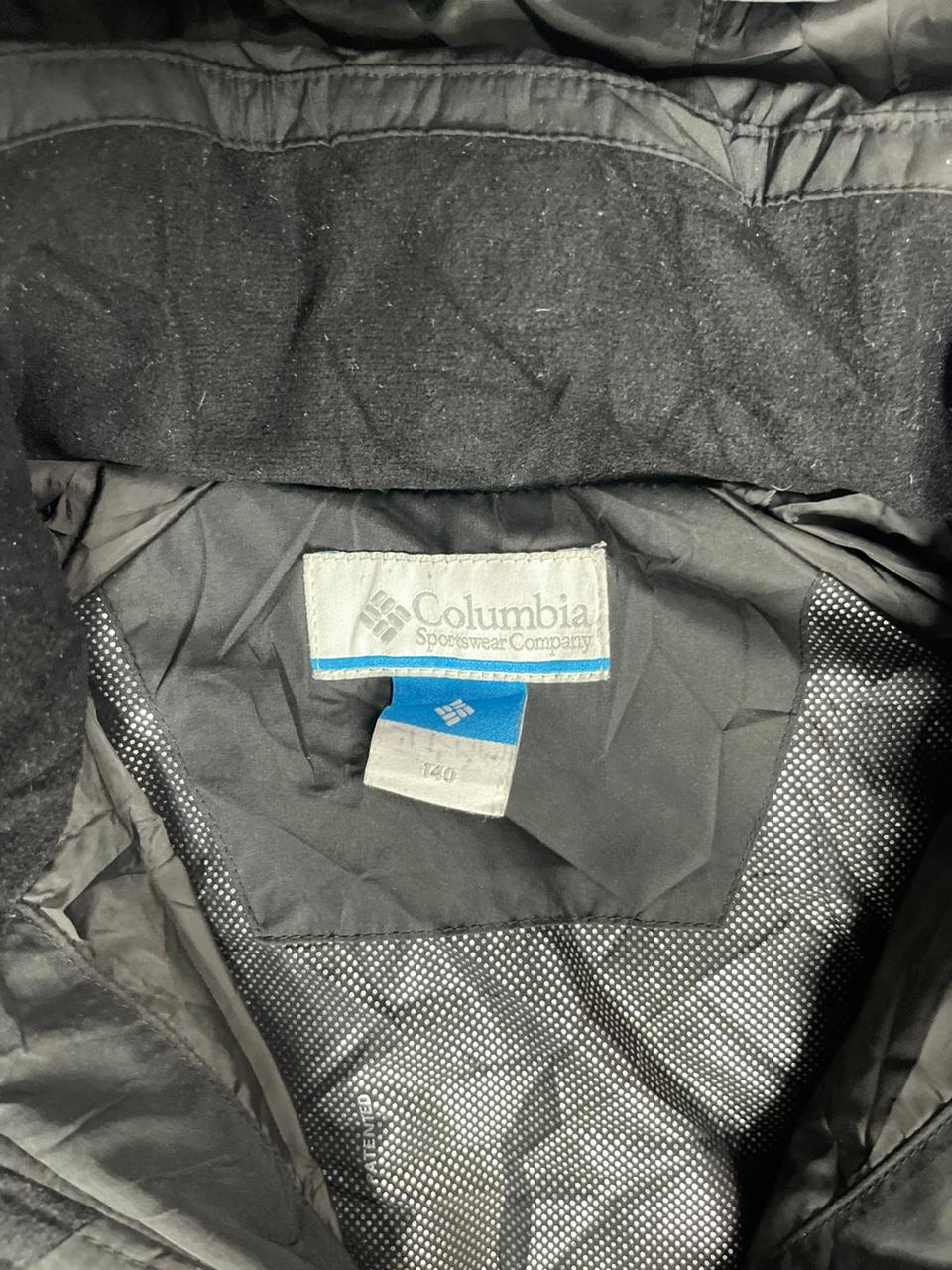 COLUMBIA Long Puffer Jacket – Black (Unisex M)