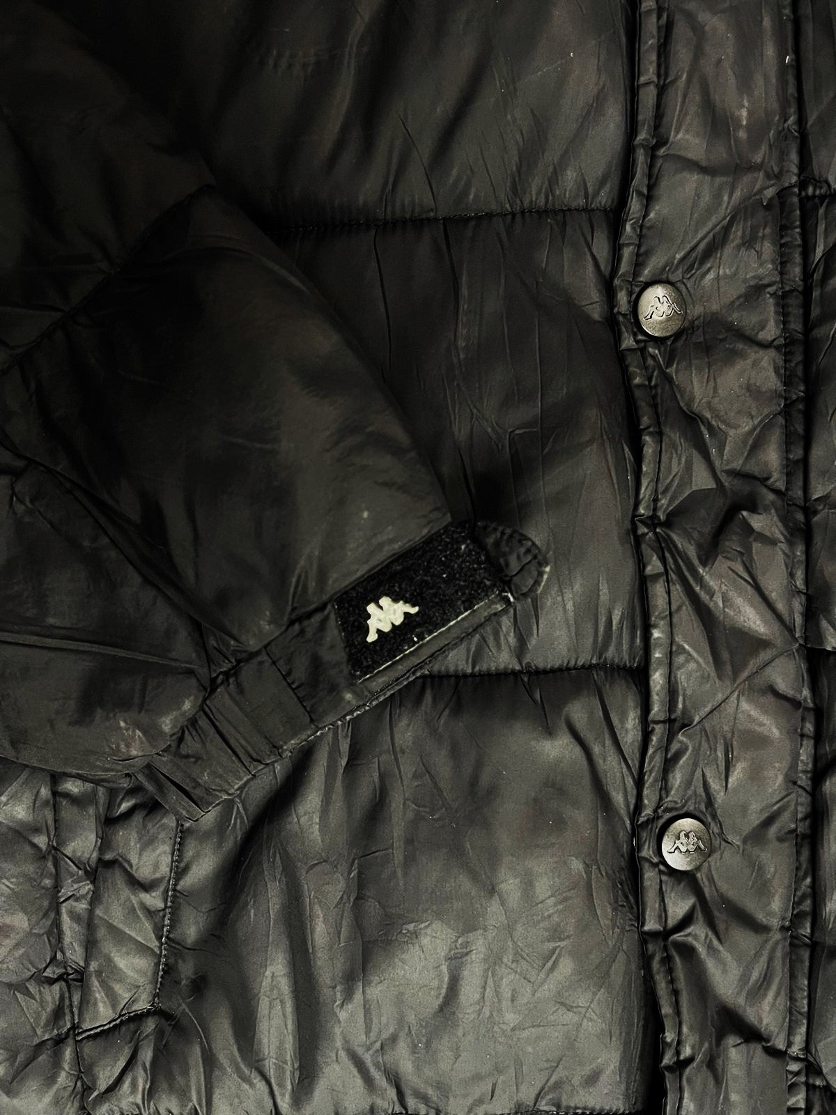 KAPPA Long Down Jacket – Black (Unisex L)