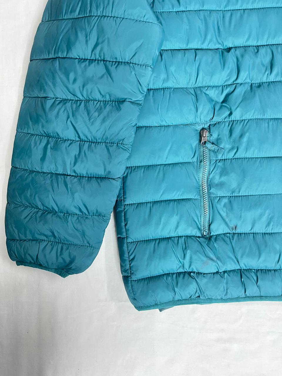 X-MAIL Sea Green Puffer Jacket – Unisex – USA XL