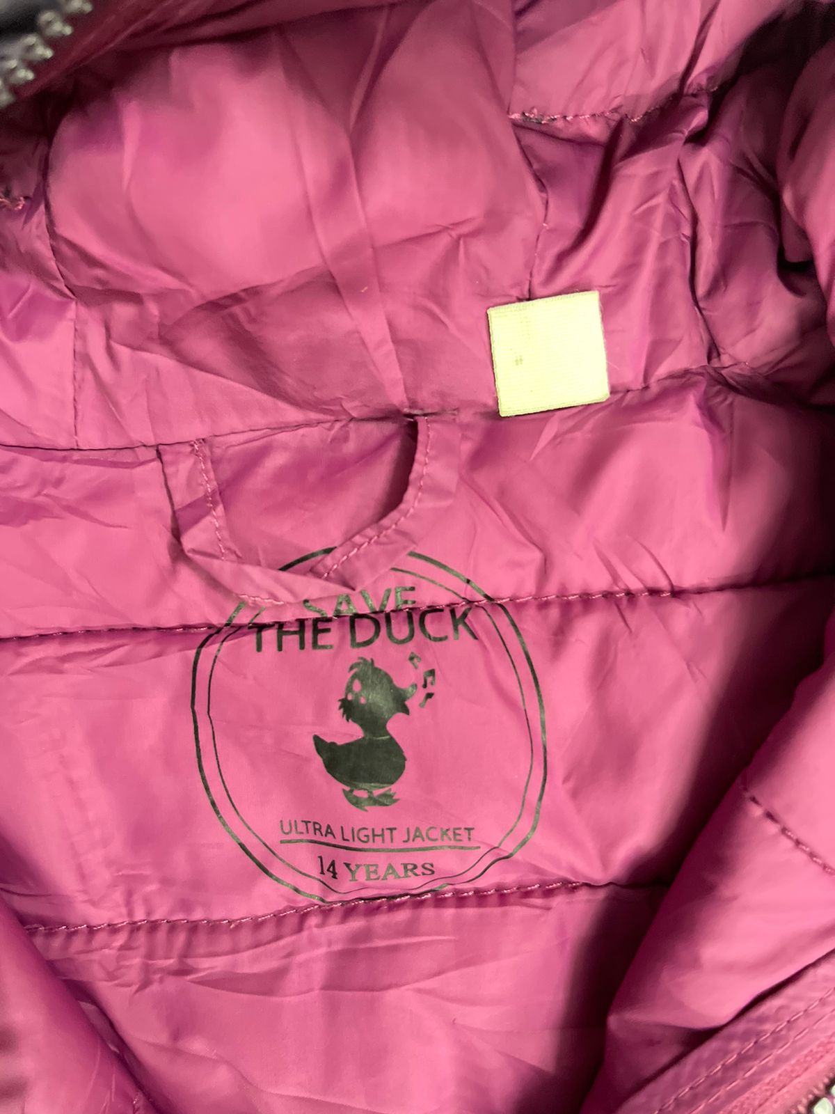 SAVE THE DUCK Purple Lightweight Jacket – Kids (Unisex) – Size M