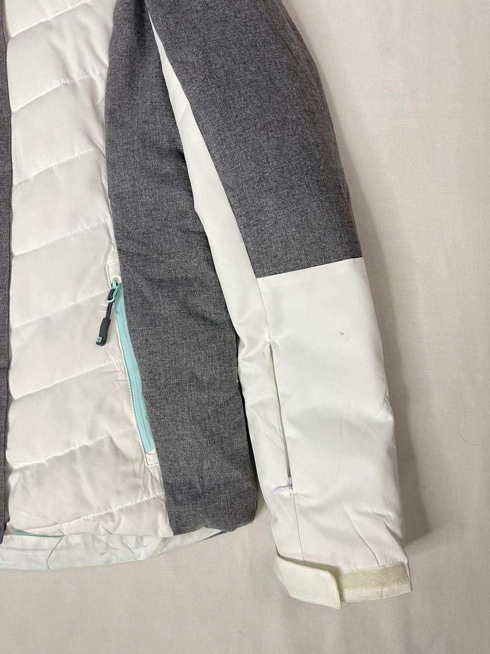 Mountain Warehouse Girls Adventure Jacket – White/Grey (Small)