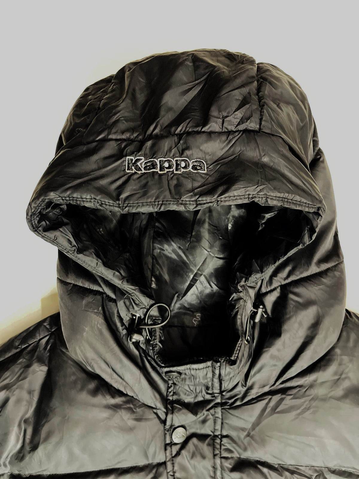 KAPPA Long Down Jacket – Black (Unisex L)