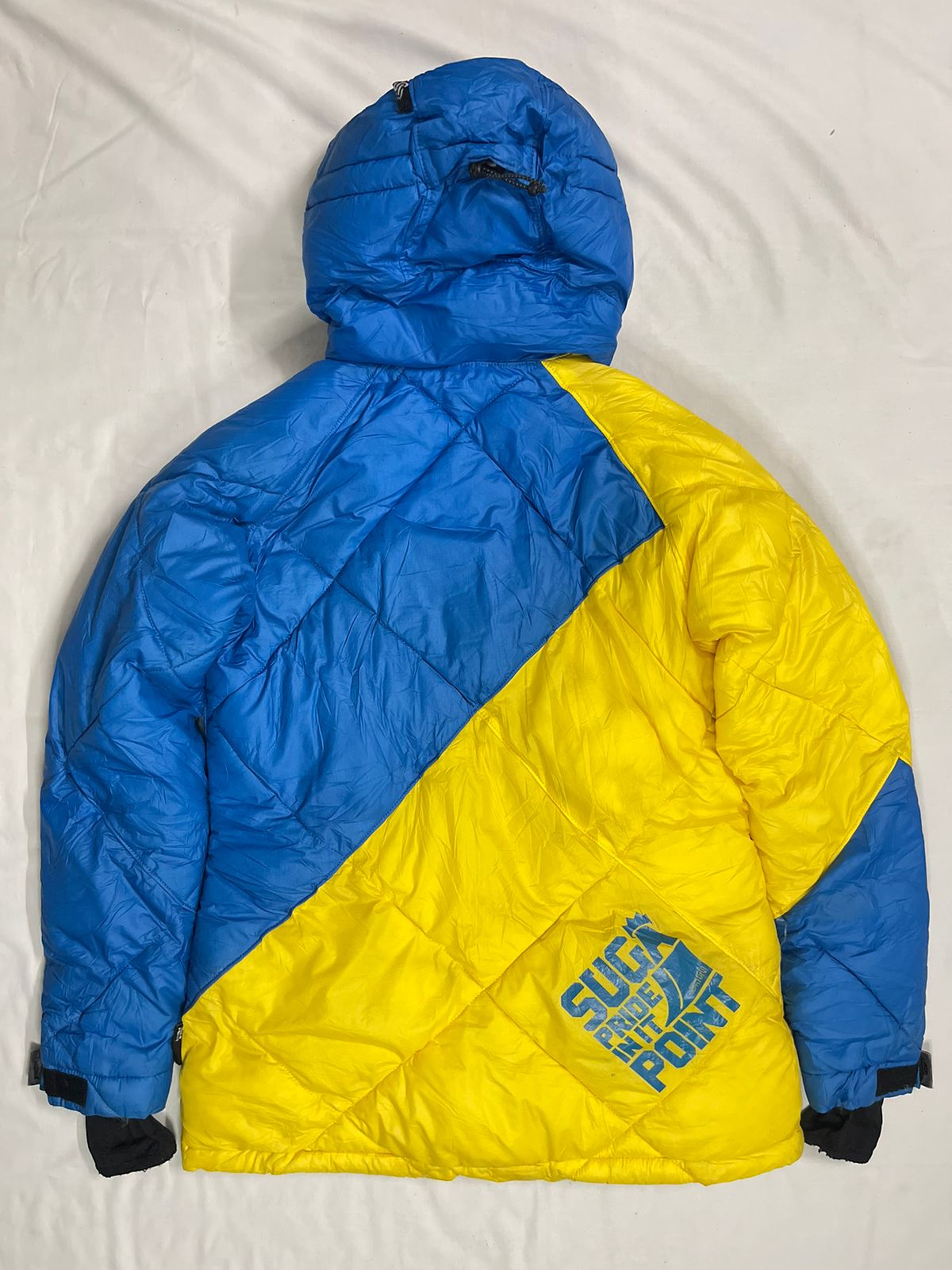 SUGA POINT Down Jacket – Blue/Yellow – Men’s M