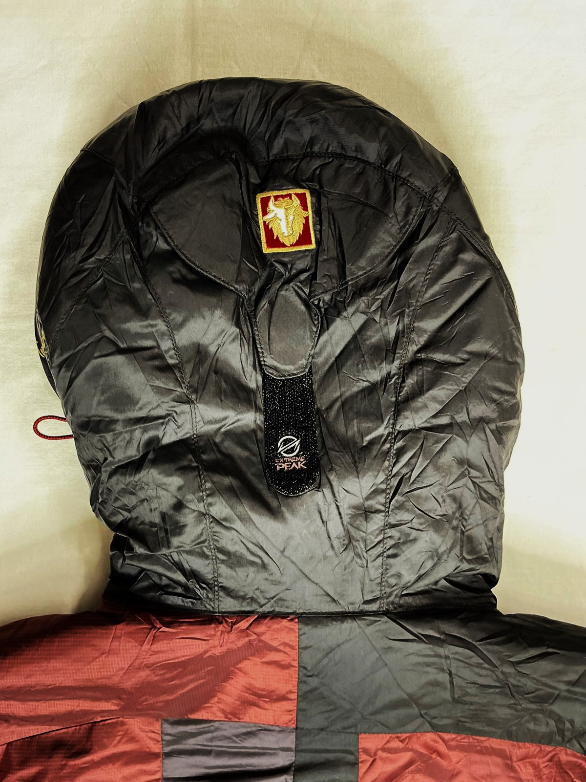 BLACK YAK Hooded Bomber Jacket – Black × Dark Champagne (Unisex M)