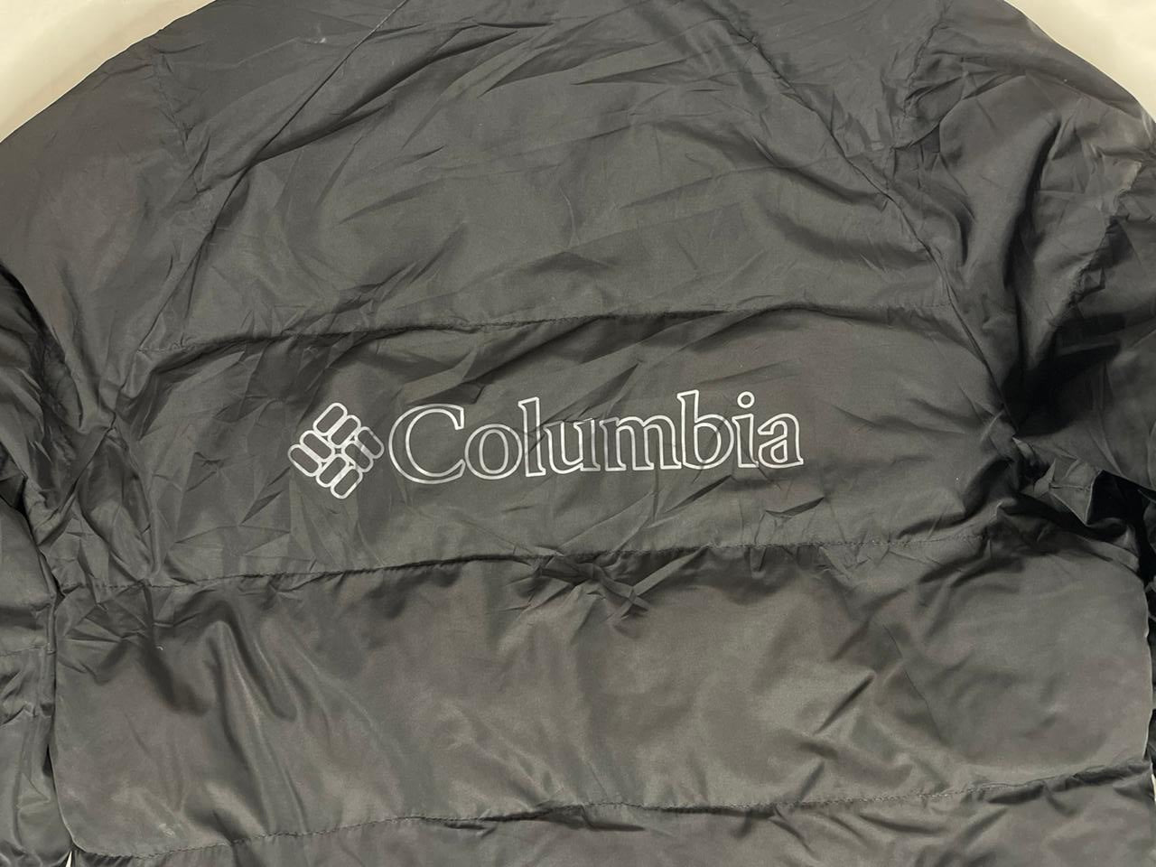 COLUMBIA Long Puffer Jacket – Black (Unisex M)