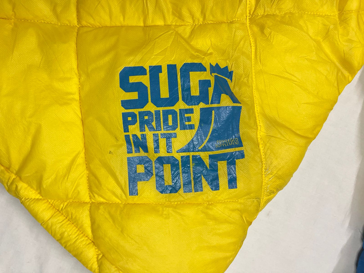 SUGA POINT Down Jacket – Blue/Yellow – Men’s M