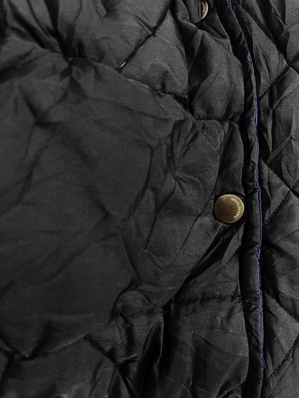 THE EAST SHOP Long Puffer Jacket – Black (Girls M)