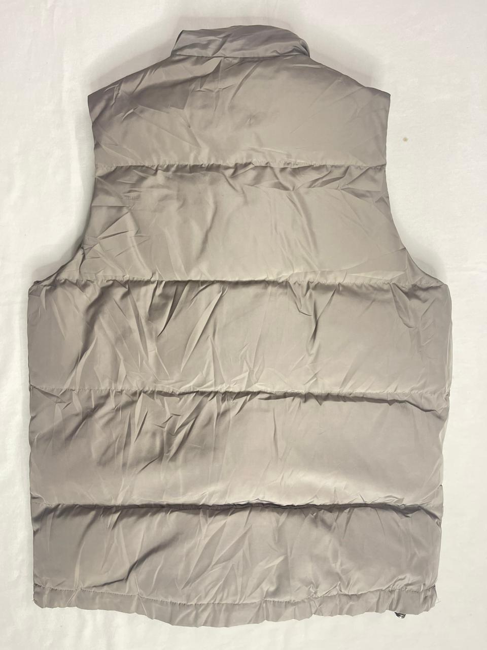 BE EFFORTLESS CHIC Sleeveless Down Jacket – Dull Silver (Women’s M)