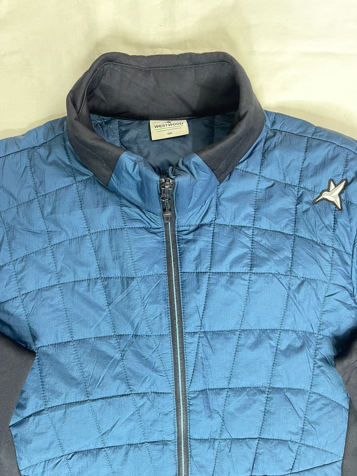 Westwood Blue & Black Bomber Jacket – Men’s Medium