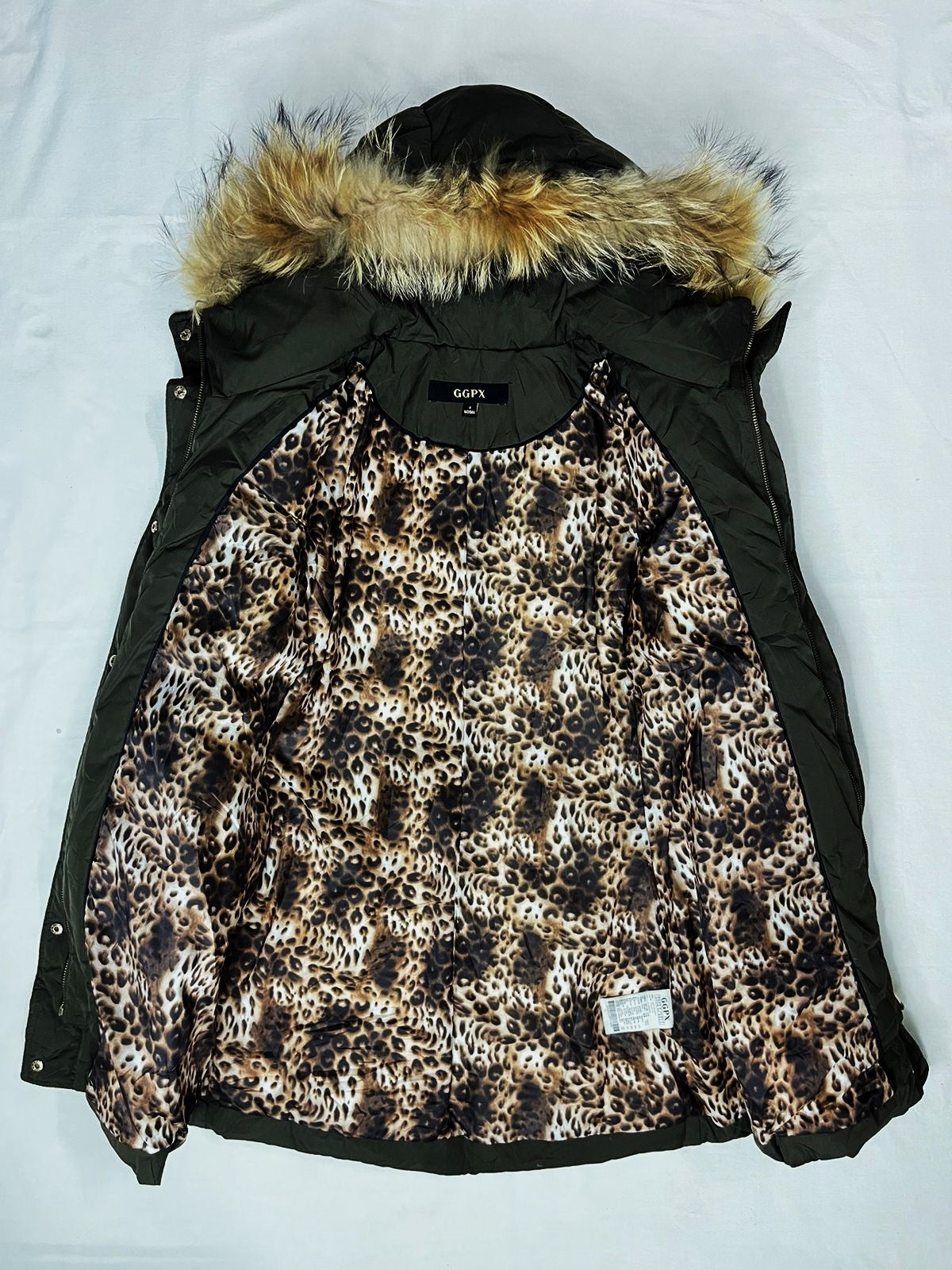 GGPX Ladies Premium Down Jacket – Army Green (Small)