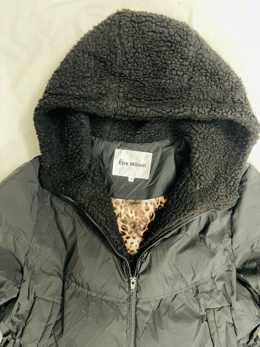 ETRE MONCH Teddy–Puffer Jacket – Women’s M – Black
