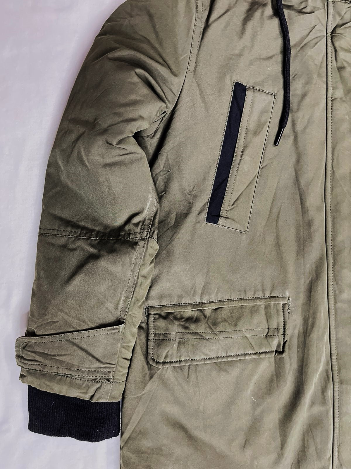 Seoul Puffer Jacket — Olive Green (Unisex)