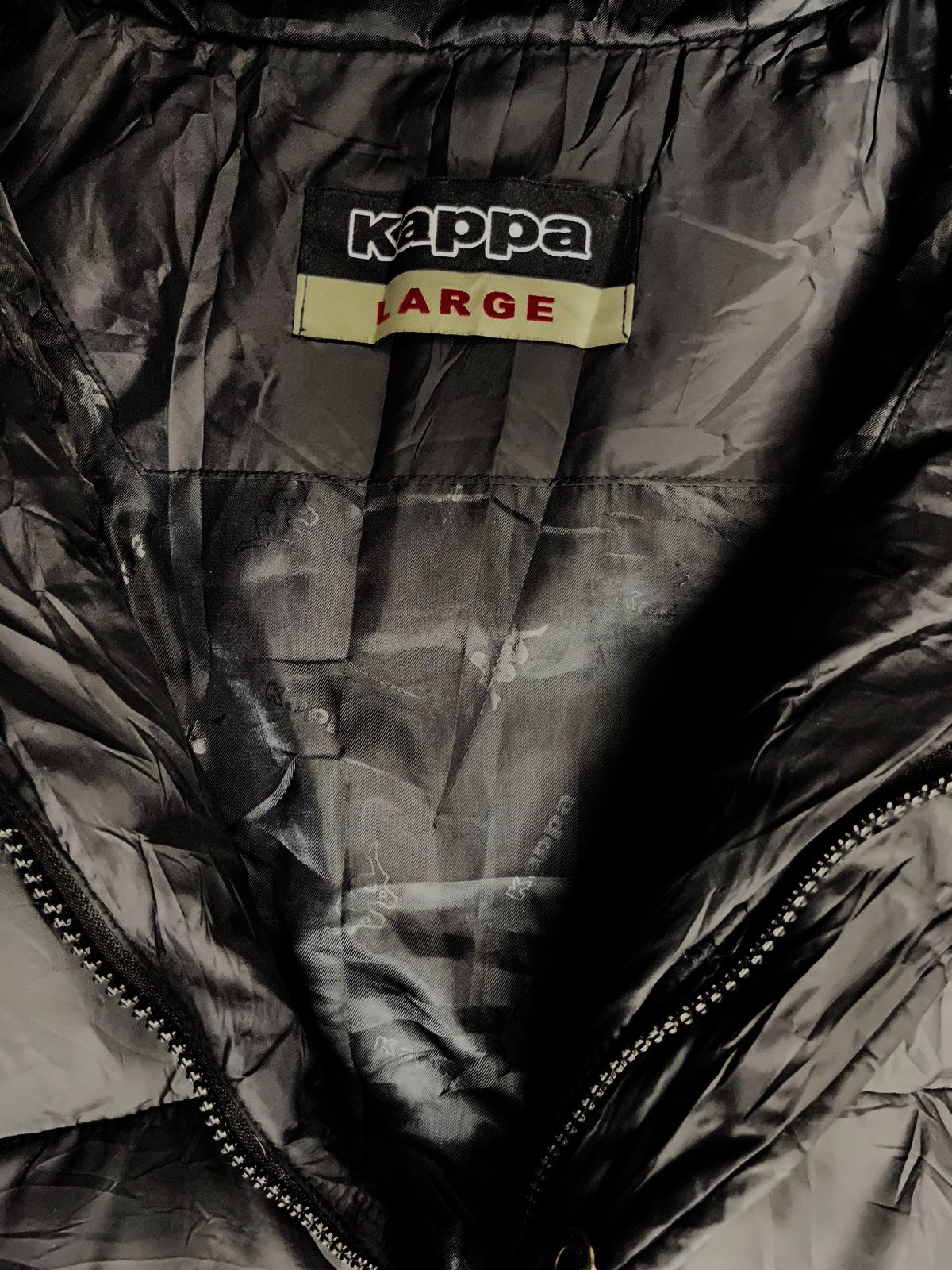 KAPPA Long Down Jacket – Black (Unisex L)
