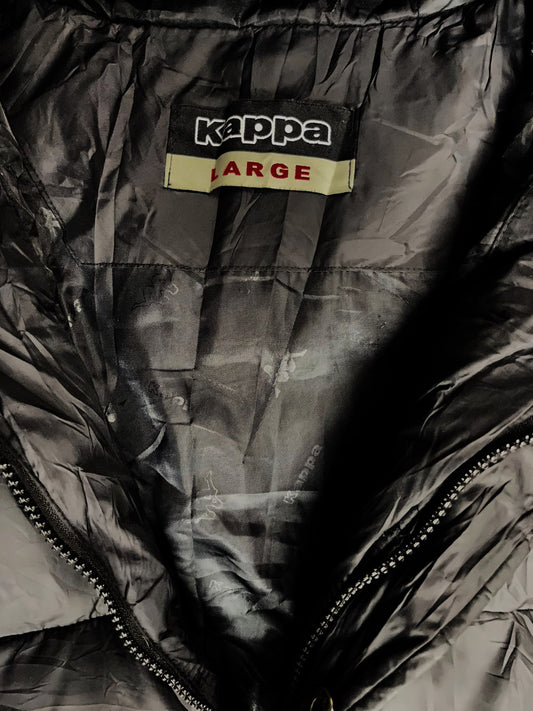 KAPPA Long Down Jacket – Black (Unisex L)