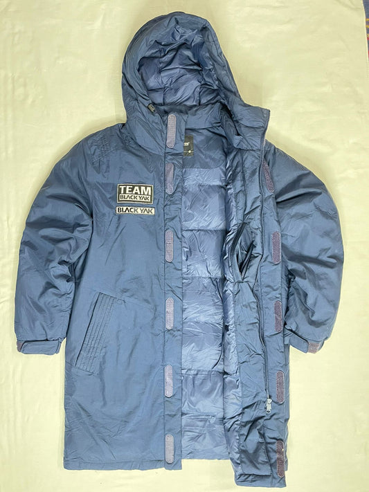 BLACK YAK Long Down Jacket – Blue (Men’s L)