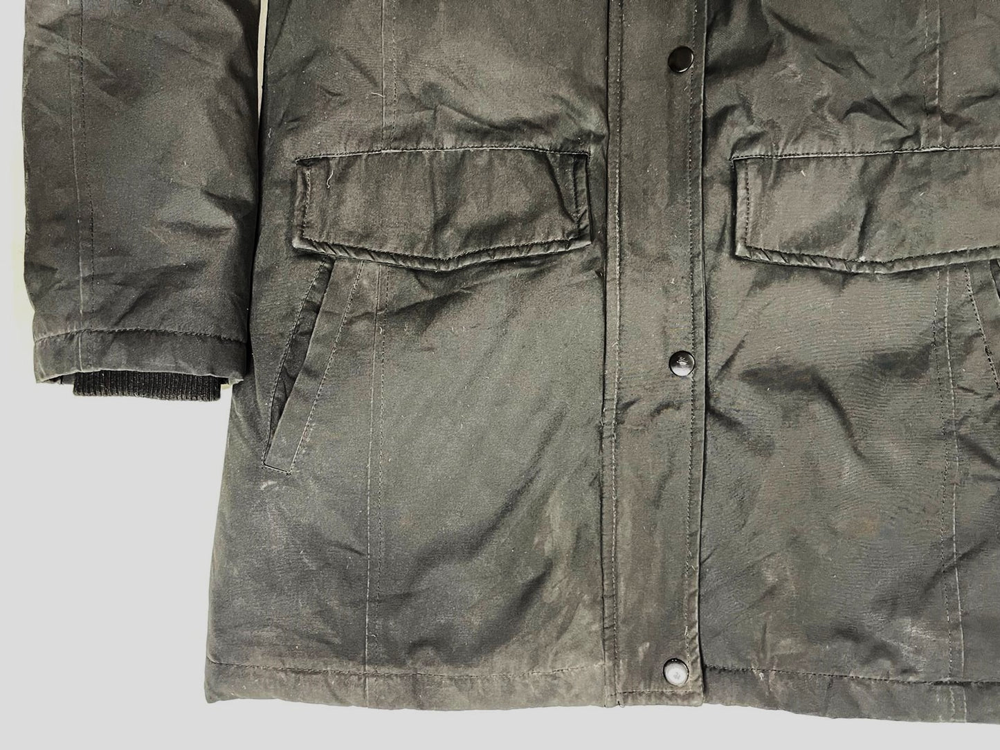 PIMKIE Hooded Fur Jacket – Dark Black (Unisex M)