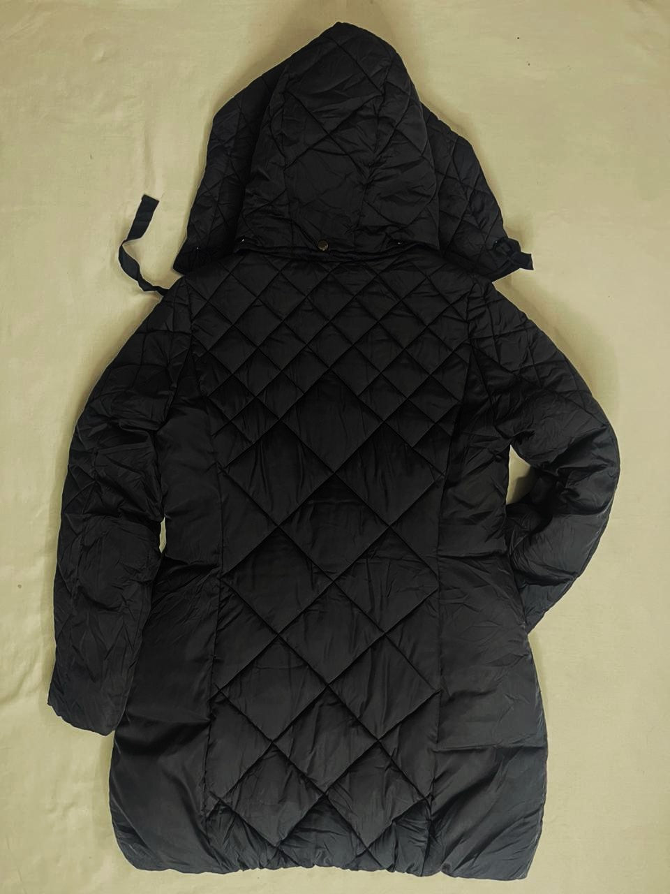 THE EAST SHOP Long Puffer Jacket – Black (Girls M)