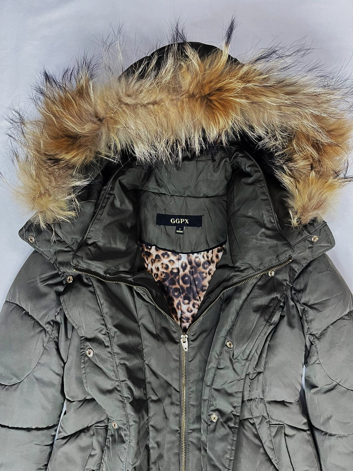 GGPX Ladies Premium Down Jacket – Army Green (Small)