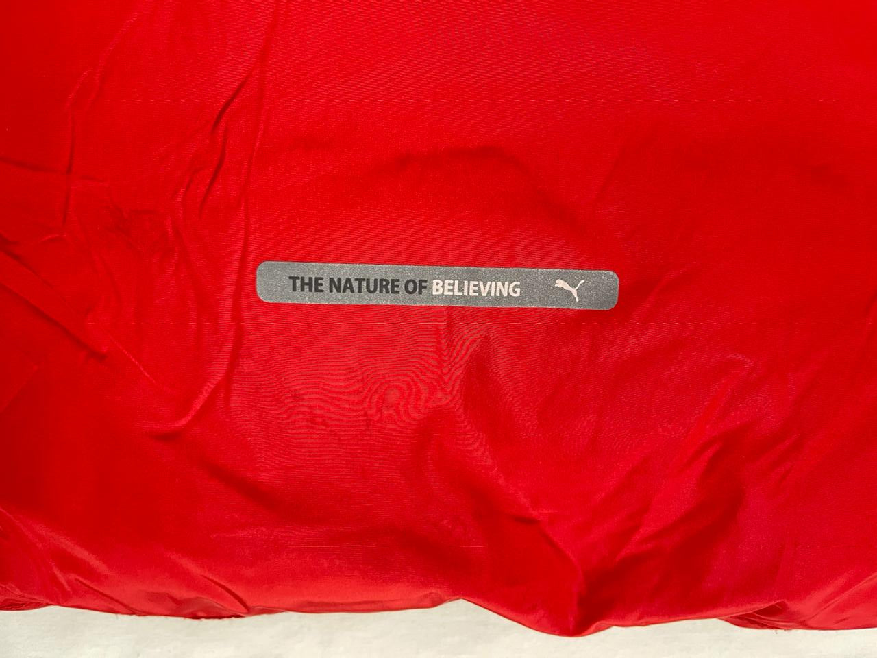 PUMA Red Premium Bomber Jacket – Small (Unisex)