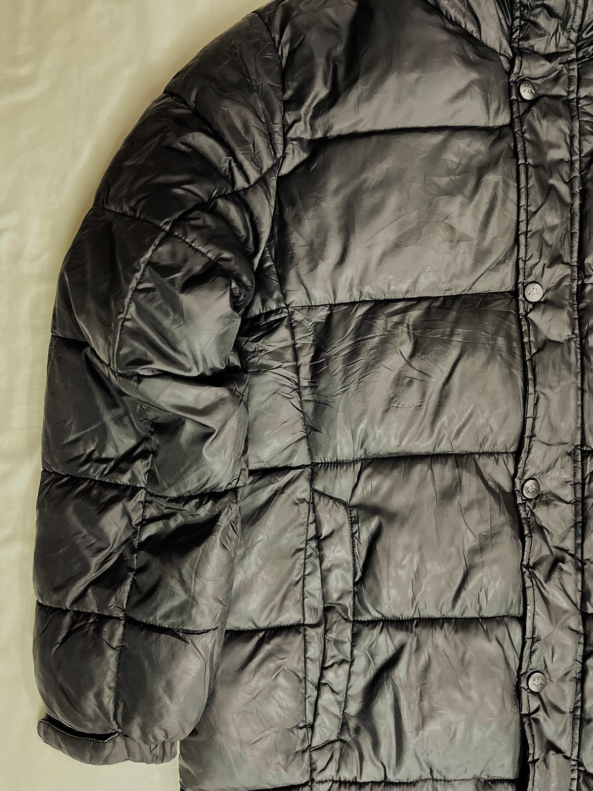 KAPPA Long Down Jacket – Black (Unisex L)