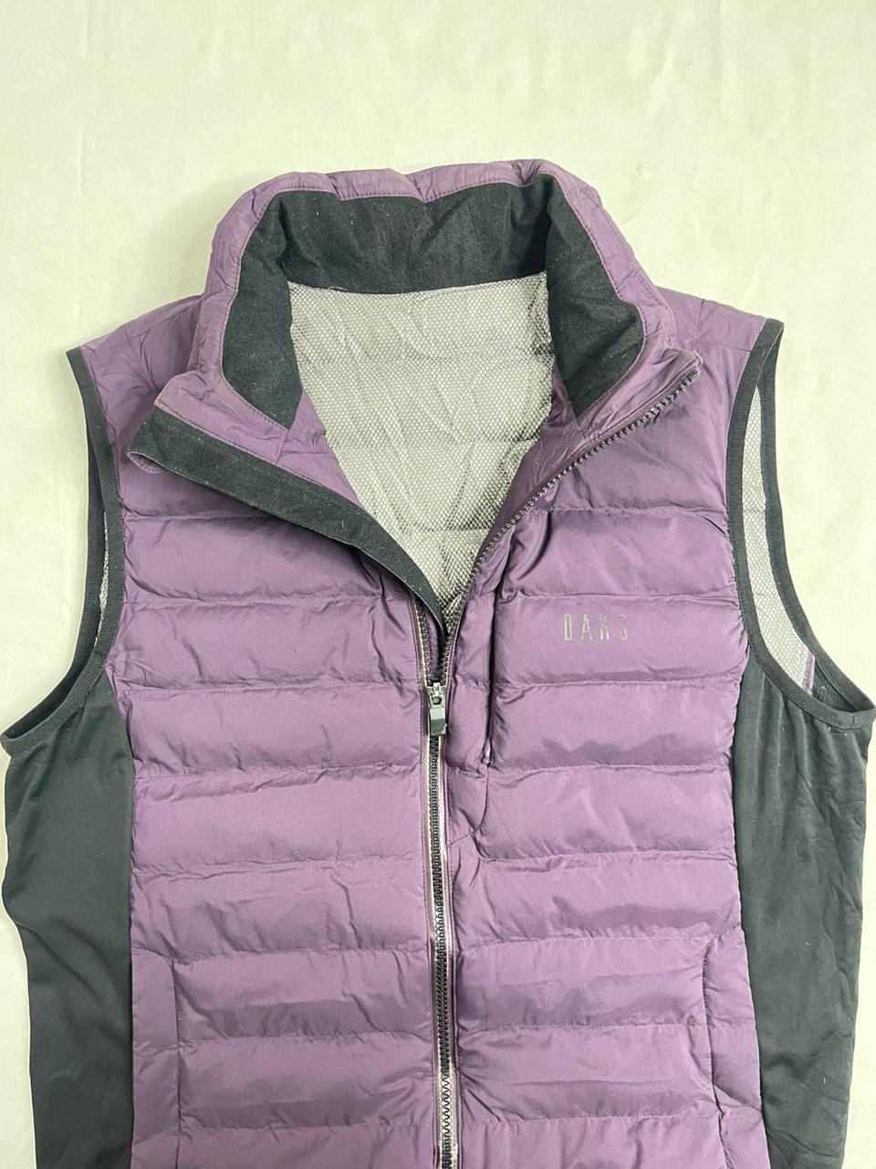 OAKS Sleeveless Down Jacket – Purple/Black – Unisex M