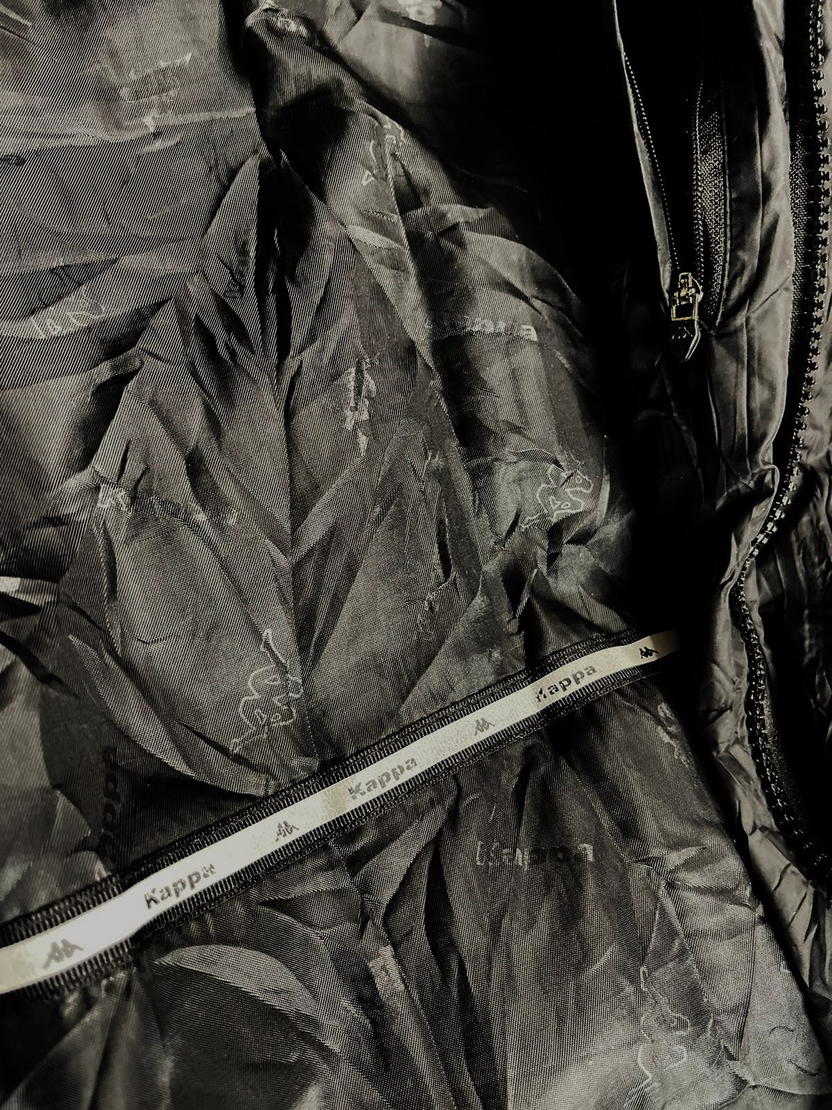 KAPPA Long Down Jacket – Black (Unisex L)