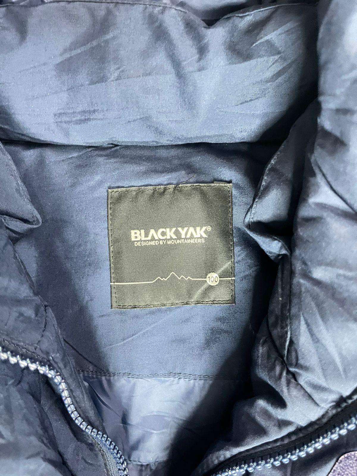 BLACK YAK Long Down Jacket – Blue (Men’s L)