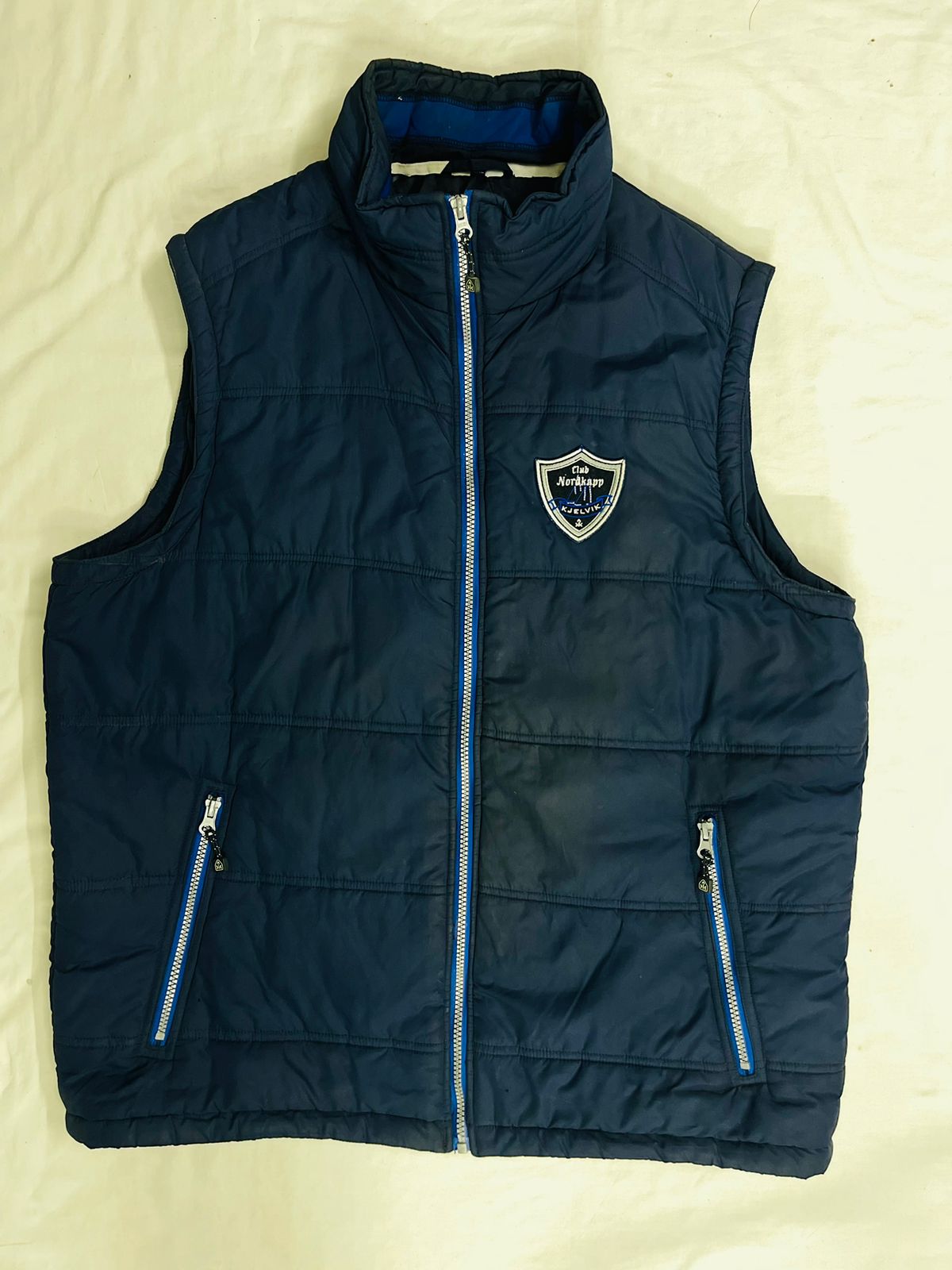 KJELVIK Sleeveless Jacket – Navy Blue – Men’s XXL