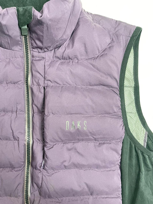 OAKS Sleeveless Down Jacket – Purple/Black – Unisex M