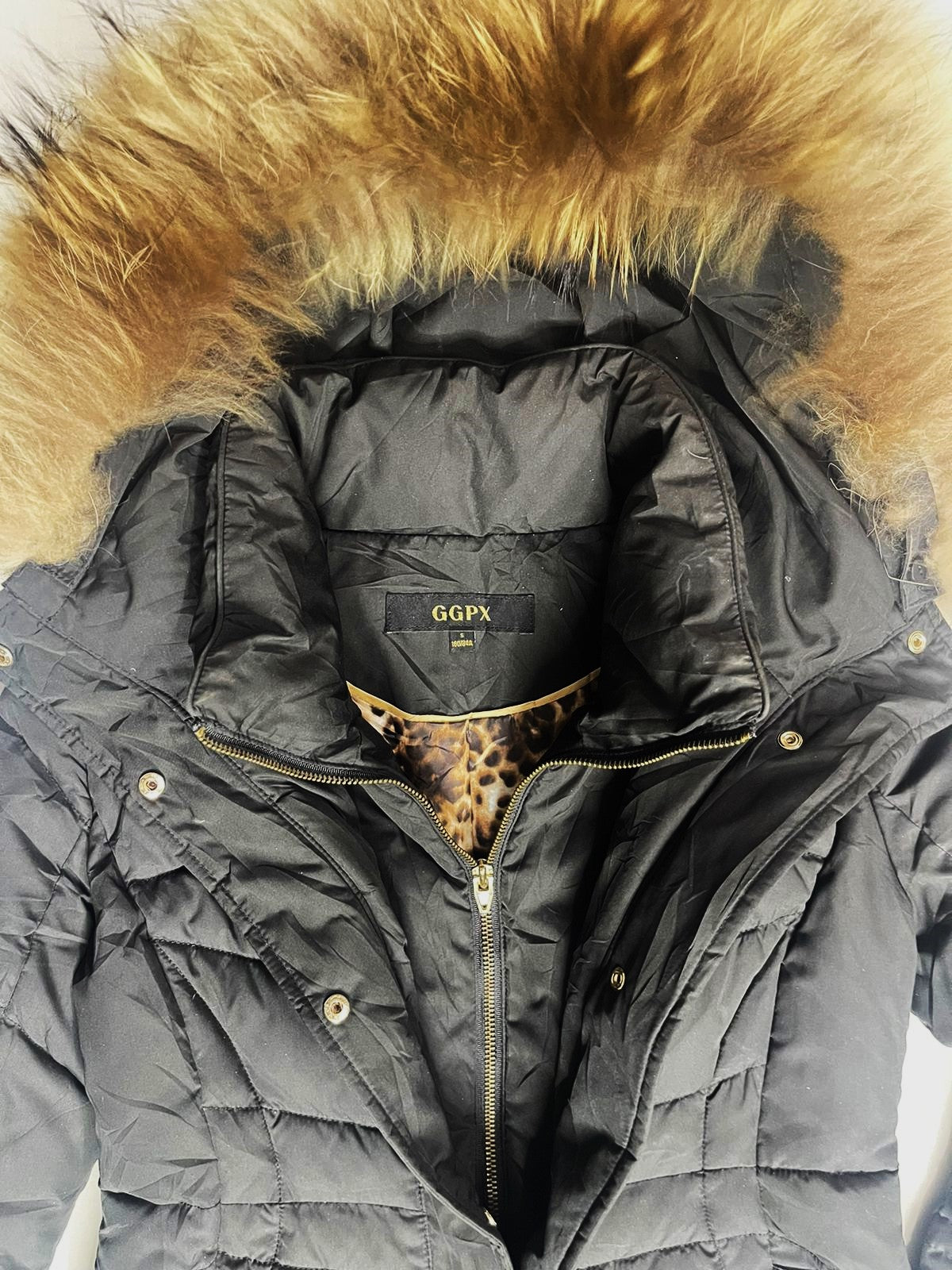 GGPX Ladies Premium Long Down Jacket – Black (Small)