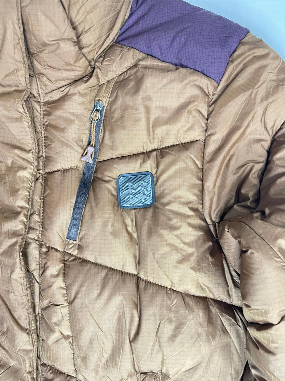 PARROT Mountaineers Expert Down Jacket – Brown × Purple (Unisex M)