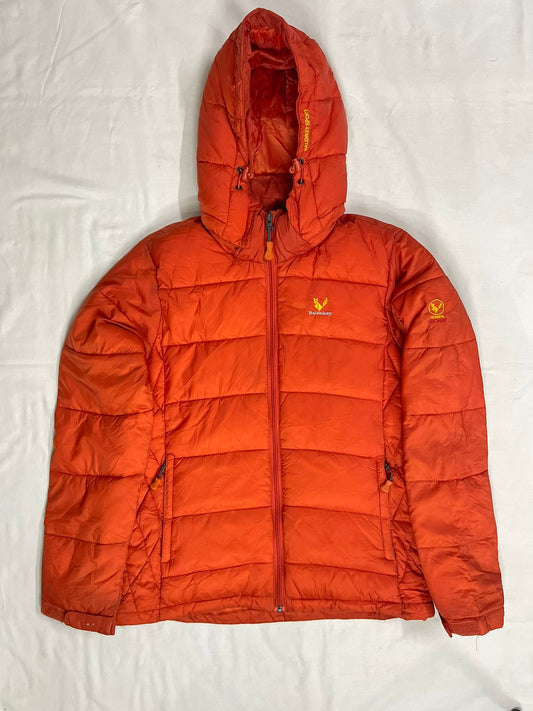 BALENKEY Hooded Puffer Jacket – Orange – Kids M (Unisex)