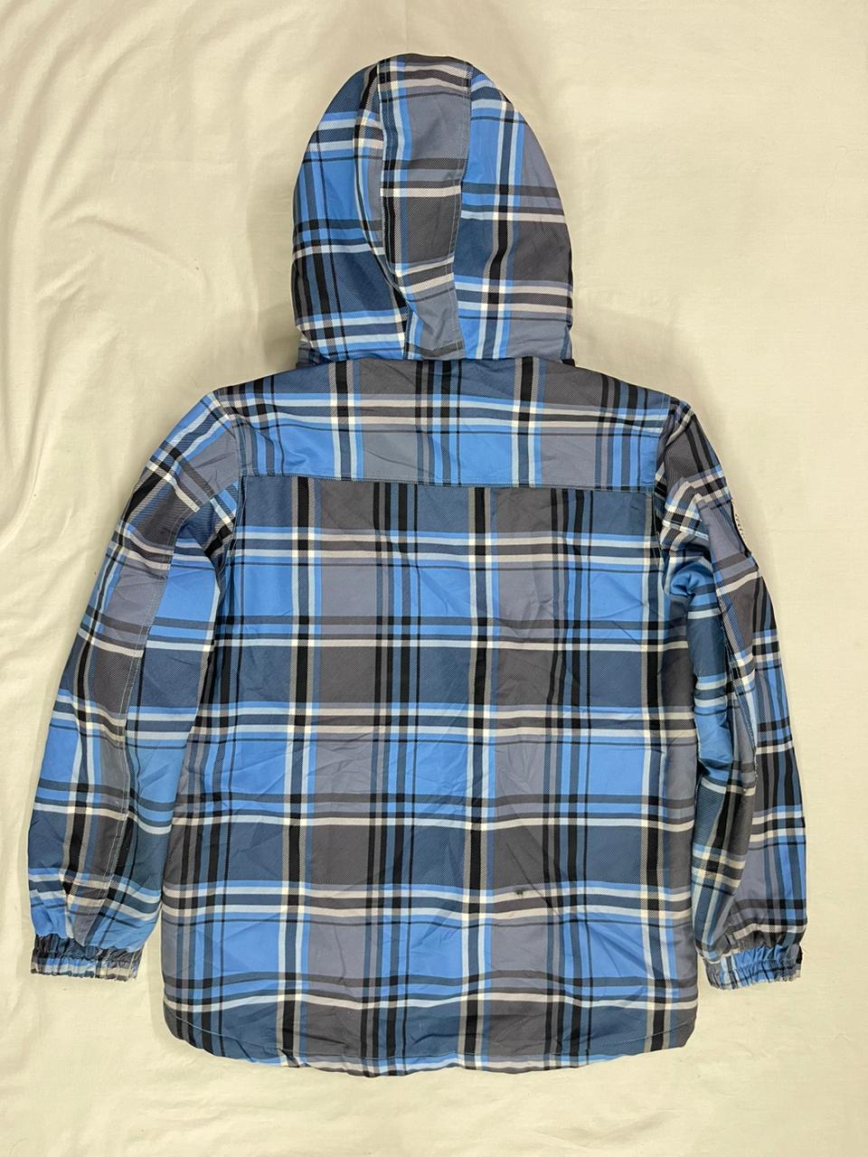 ICESAND Checked Hooded Jacket – Blue/Black/White – Men’s L