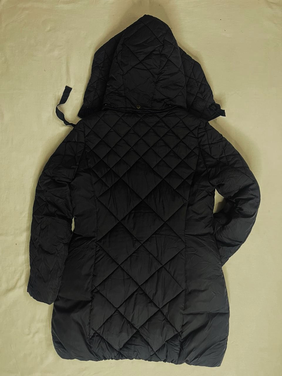 THE EAST SHOP Long Puffer Jacket – Black (Girls M)