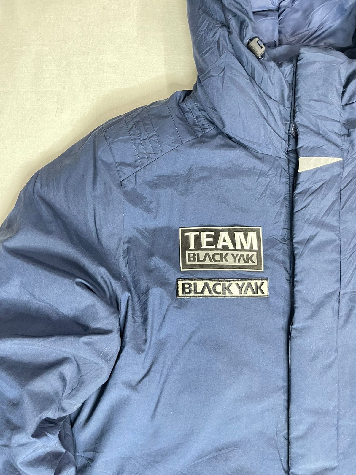 BLACK YAK Long Down Jacket – Blue (Men’s L)