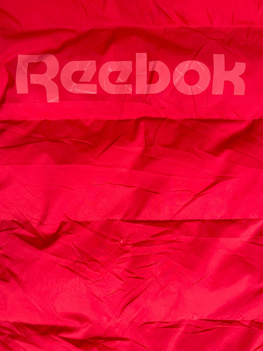 REEBOK Long Down Jacket – Red (Unisex M)