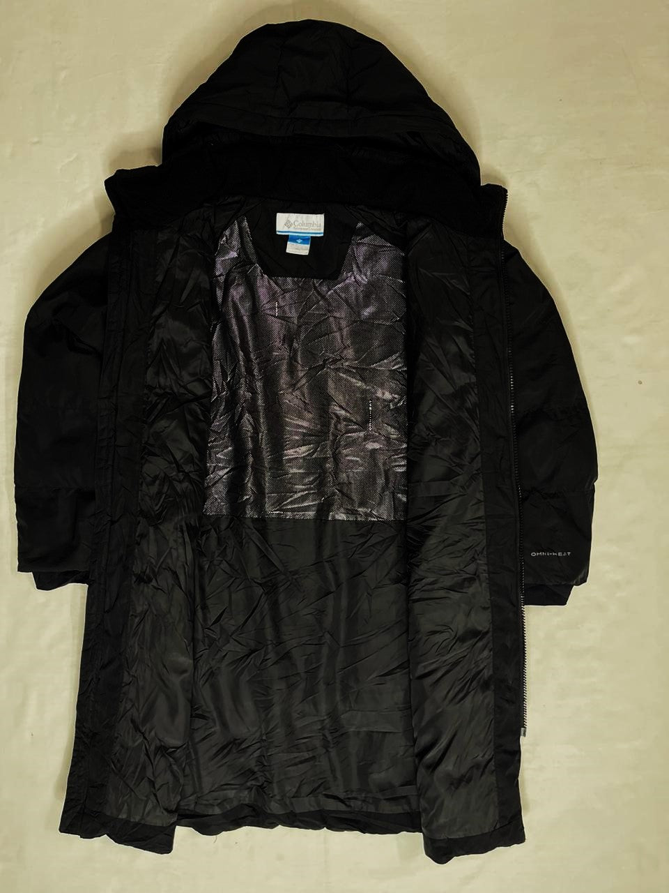 COLUMBIA Long Puffer Jacket – Black (Unisex M)