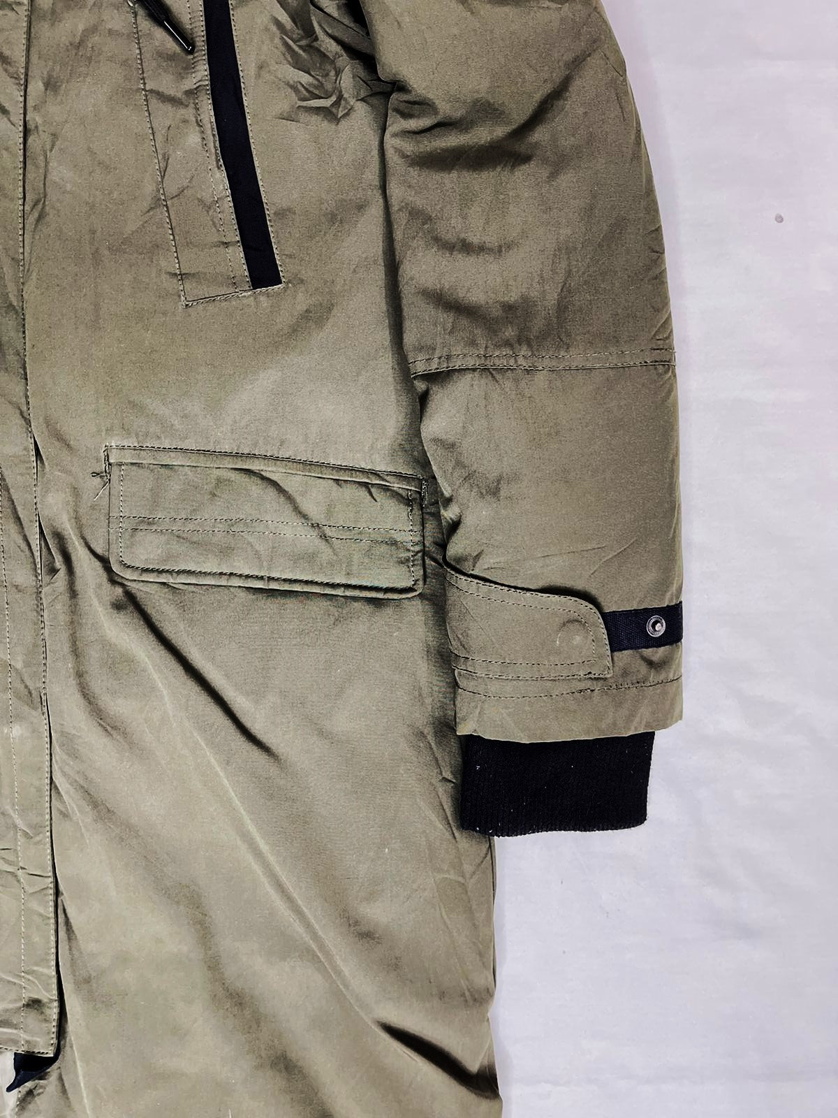 Seoul Puffer Jacket — Olive Green (Unisex)