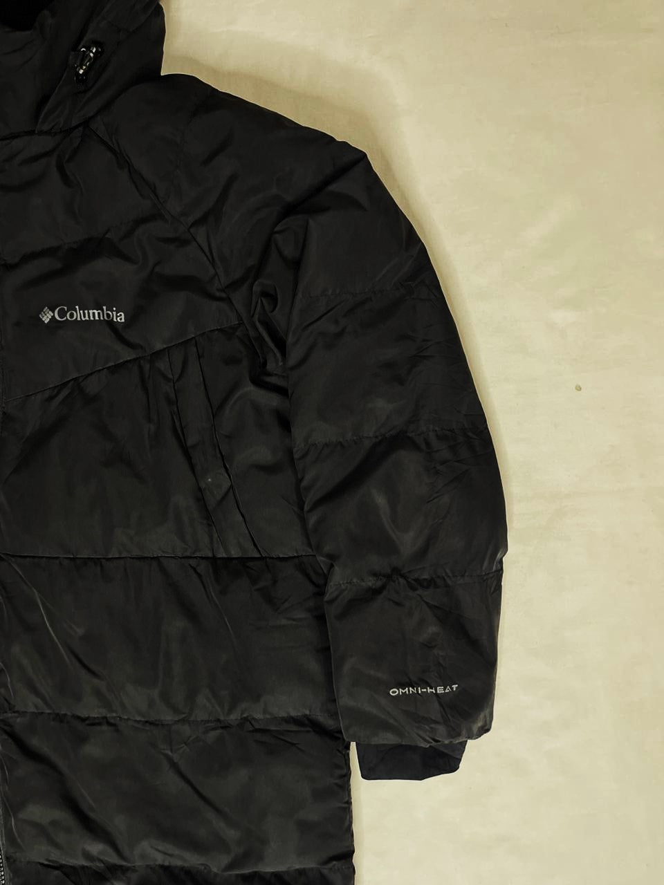 COLUMBIA Long Puffer Jacket – Black (Unisex M)