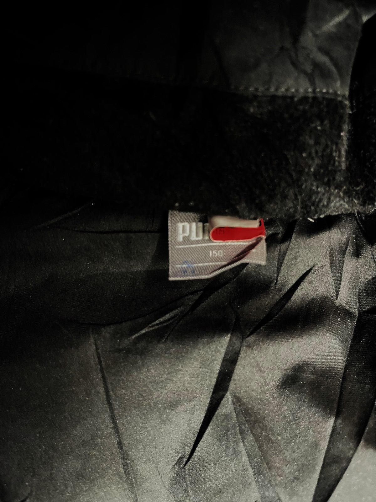 PUMA Long Puffer Jacket – Black (Unisex Medium)