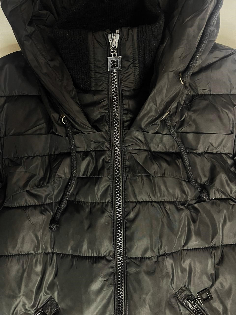 NAME Long Down Jacket – Jet Black (Unisex L)