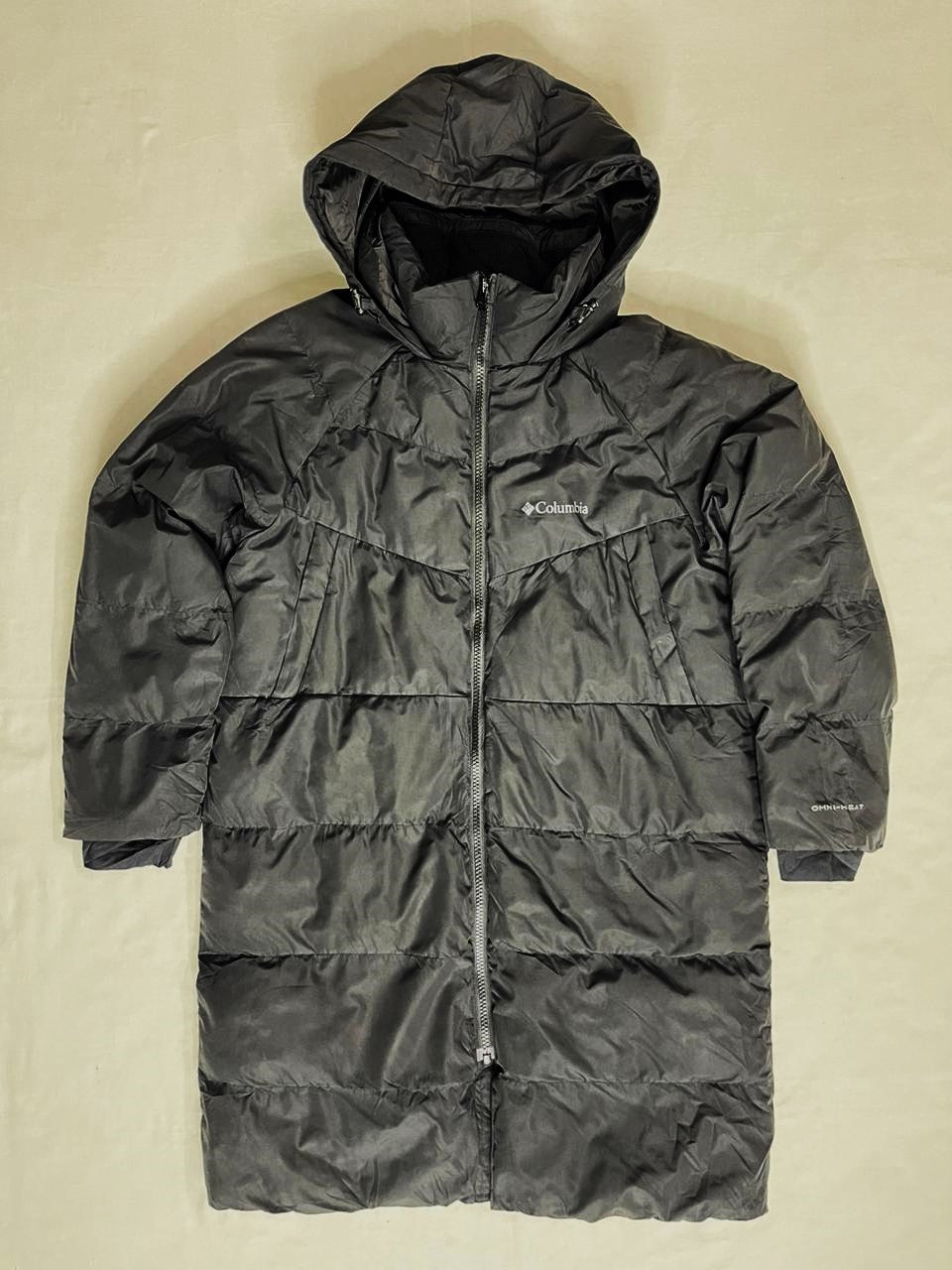 COLUMBIA Long Puffer Jacket – Black (Unisex M)