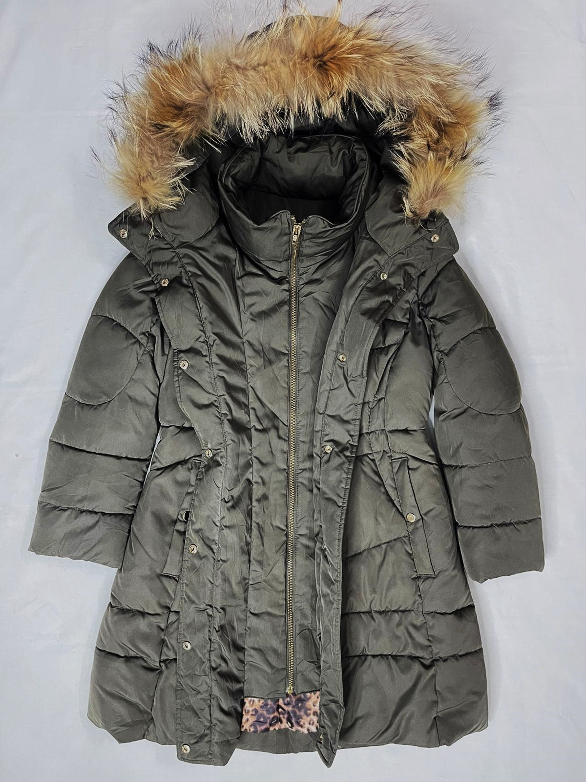 GGPX Ladies Premium Down Jacket – Army Green (Small)