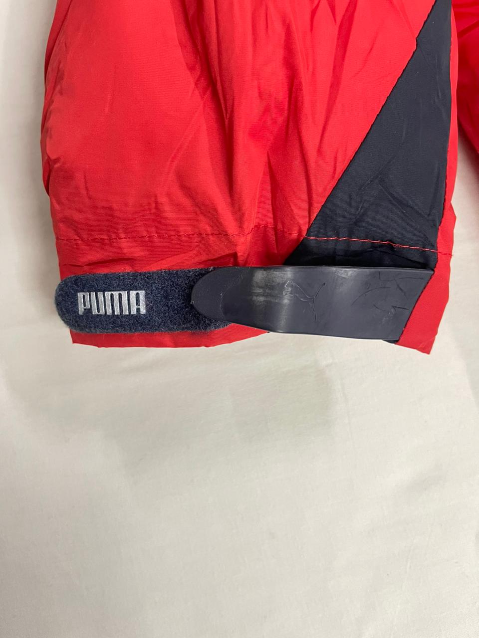 PUMA Red Premium Bomber Jacket – Small (Unisex)