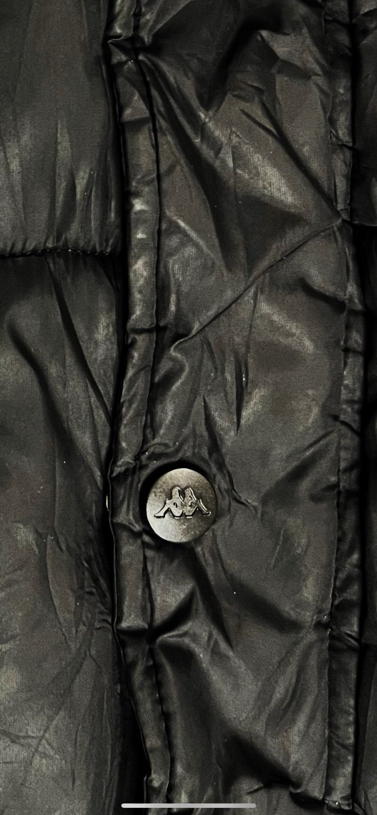 KAPPA Long Down Jacket – Black (Unisex L)