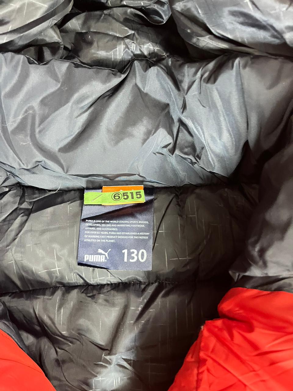 PUMA Red Premium Bomber Jacket – Small (Unisex)