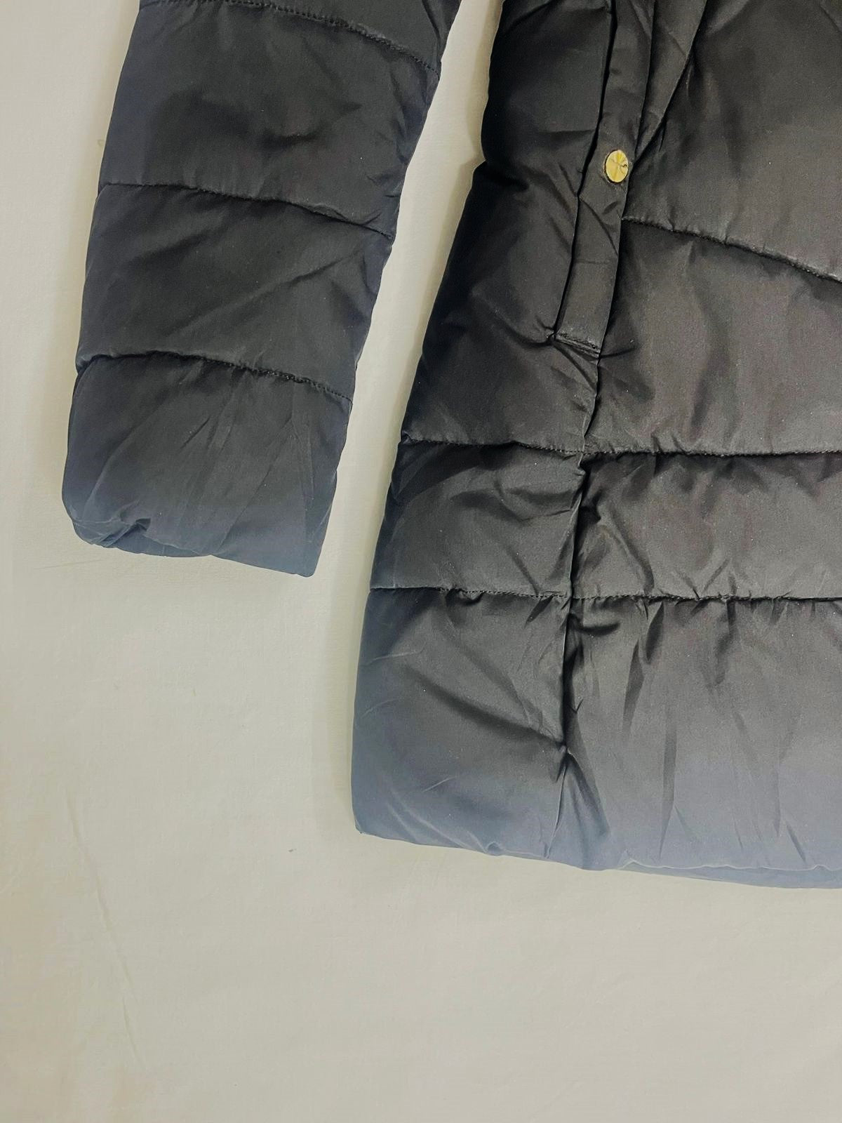 GGPX Ladies Premium Long Down Jacket – Black (Small)